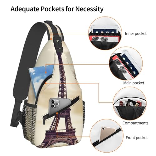 Mochila tipo bandolera Man para día y senderismo miniatura 4