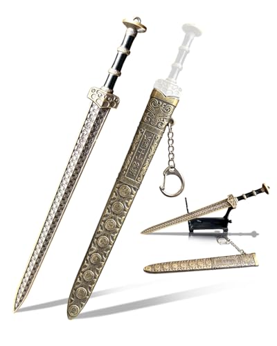 HERSAUL Ancient Sword Letter Opener with Sheath and Display Stand,