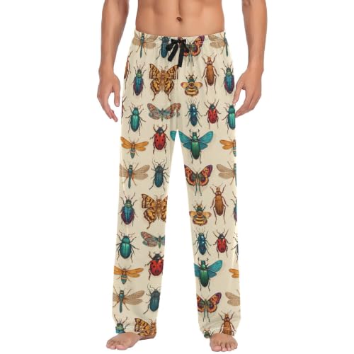 Image of Fisyme Mens Pajama Pants Men's Pajama Bottoms Soft Sleep Lounge Pj Pants