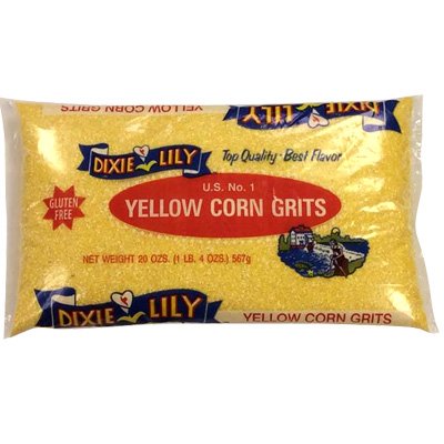 Dixie Lily Yellow Corn Grits, Gluten Free, Pack Of 2 20-Oz Bags #TOP21