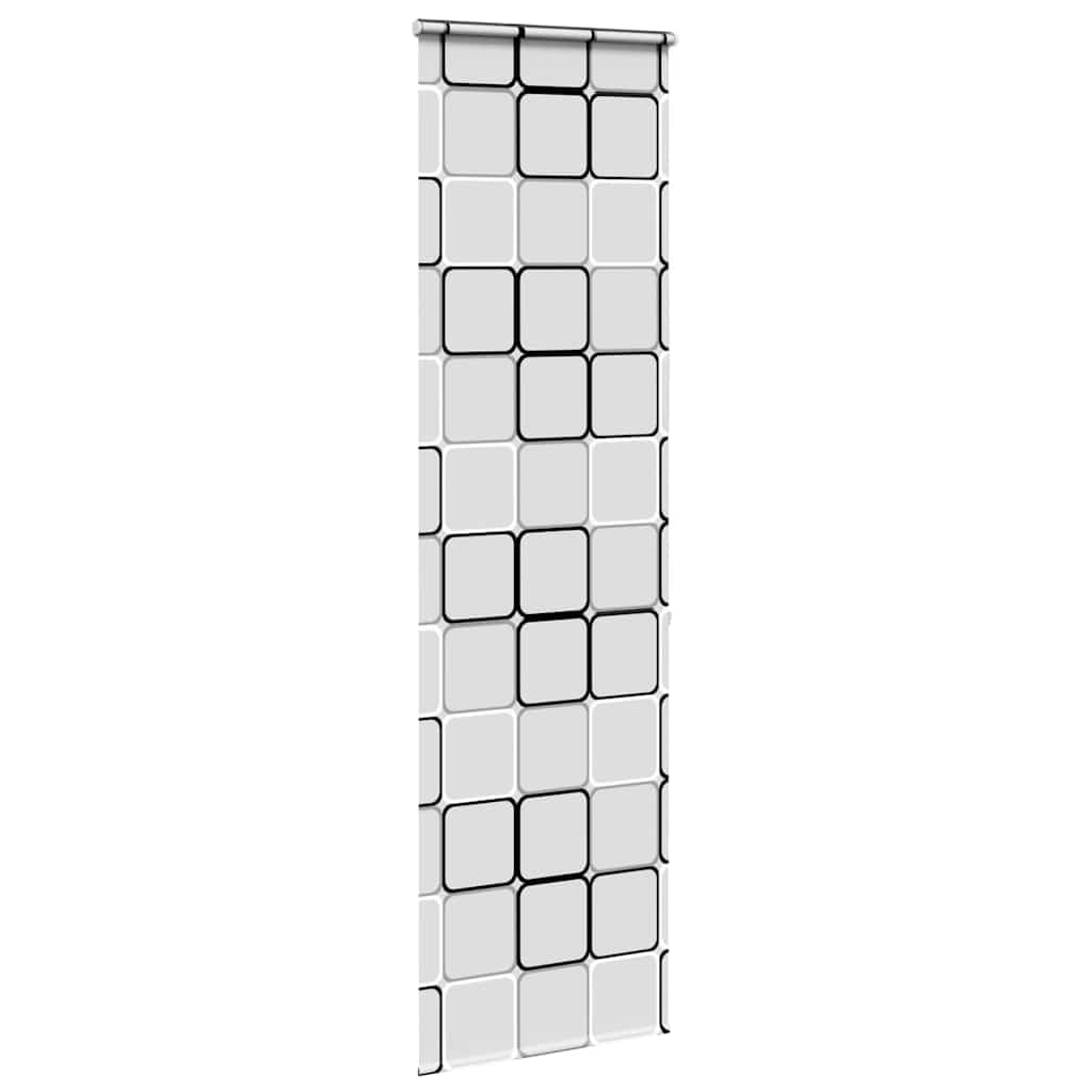 Tenda a rullo per doccia con cassetta, 60 x 240 cm, larghezza del tessuto 56 cm, PEVA, impermeabile, per protezione della privacy in bagno, montaggio a soffitto, con cassetta avvolgibile