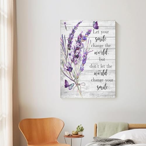 Toile murale citation inspirante pour retrouver la sérénité - 4