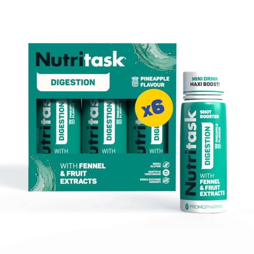 Nutritask Shot Digestion - Digestione e Drenaggio - Box da 6 x 60 ml