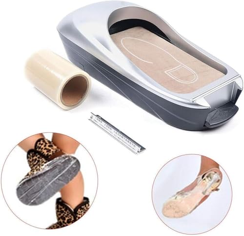 Genérico Rollos de Recambio Desechables para cubrezapatos para dispensador automático, película de protección para Salas Blancas (C)