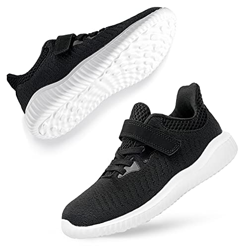 Alibress Kids Snekaers Running Shoes Girls Boys Primary School Students Spring And Autumn Casual Sports Shoes Black White 7 Big Kid #TOP22