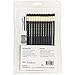 Tombow 51523 MONO Drawing Pencil Set, Assorted Degrees, 12-Pack. Professional Quality Graphite Pencil Set with Eraser and Sharpener