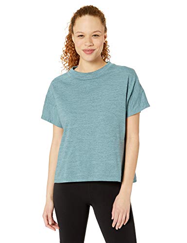 T-Shirt Reebok avec Détails en Marbre Finitions Premium Manches Courtes Femme