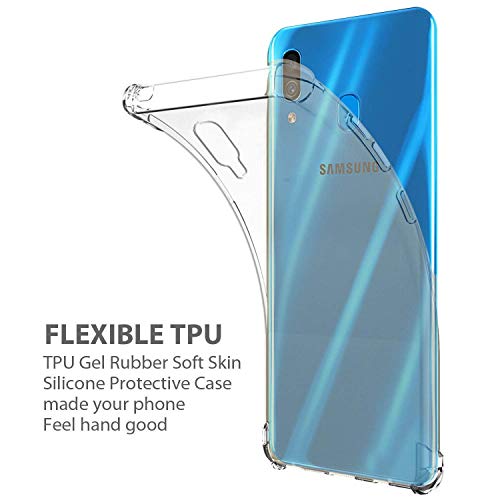 Image of Dashmesh Shopping� Back Case Cover for Samsung Galaxy A20, Galaxy A30, Galaxy M10S Protective Soft Transparent Shockproof Hybrid Protection