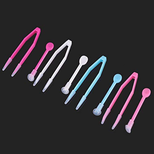 DOITOOL 5 Pcs Contato Lentes Pinça E Vara de Sucção Colorida Lente de Contacto Ferramenta para Uso D