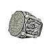 Secret Seal of King Solomon Sterling Silver 925 Men’s Ring Demon Protection Amulet Exorcism