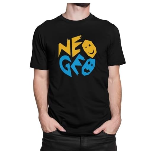 T-Shirt - NEO GEO Logo - AES - CD - MVS - NEOGEO - T-Shirt Black XXL