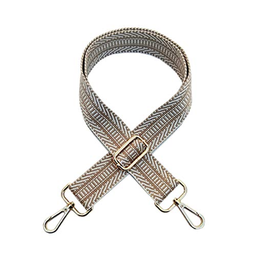 ACVIP Damen Taschengurt Schultergurt Tragegurt Längenverstellbarer Schulterriemen für alle Handtaschen Schultertaschen(Khaki) Cover