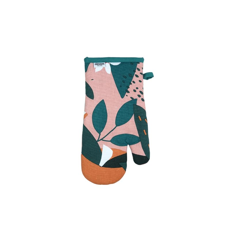 Gant en coton recyclé Exotic Fruit Blush accessoire textile cuisine lavable et écologique