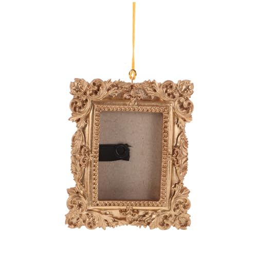 DRESSOOS Christmas Tree Picture Frame Ornament Photo Frame Ornaments for Tree Vintage Decor Small Decorations