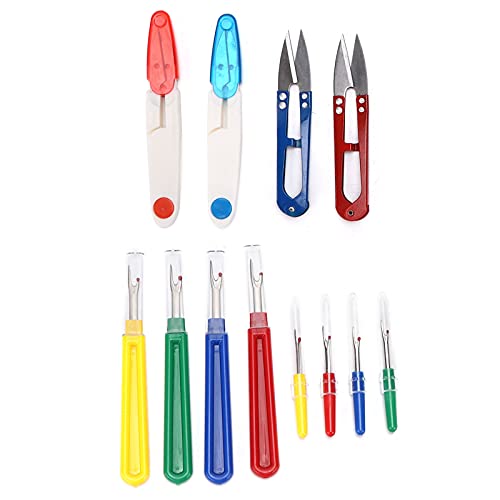 Stitch Remover Tool, Sewing Kit Seam Ripper Kit Plastic Handle Stitch Remover Sewing Tools for Sewing