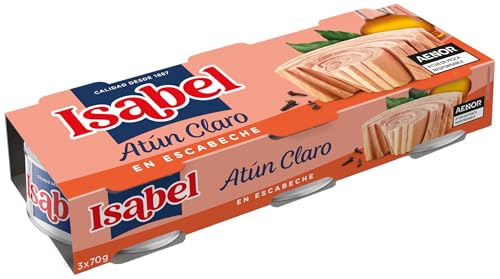 Isabel Atún Claro en Escabeche, Pack de 3 x 70g