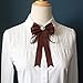 LZHuay Fashion Shirt Tie School Uniform Bows College Styles Artistic Youth for Daily Outfits Party Collar Ribbon