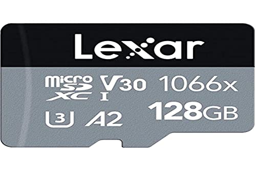 LEXAR 128GB MICROSDXC HIGH-PERFORMANCE 1066X UHS-I C10 A2 V30 U3