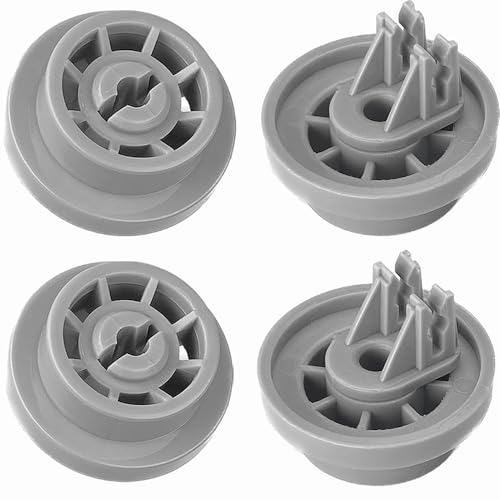 4-pack DD66-00023A Dishwasher Wheels Lower Upper Rack Roller (4-Pack) - Compatible Replacement for Samsung Dishwasher DD61-00222A