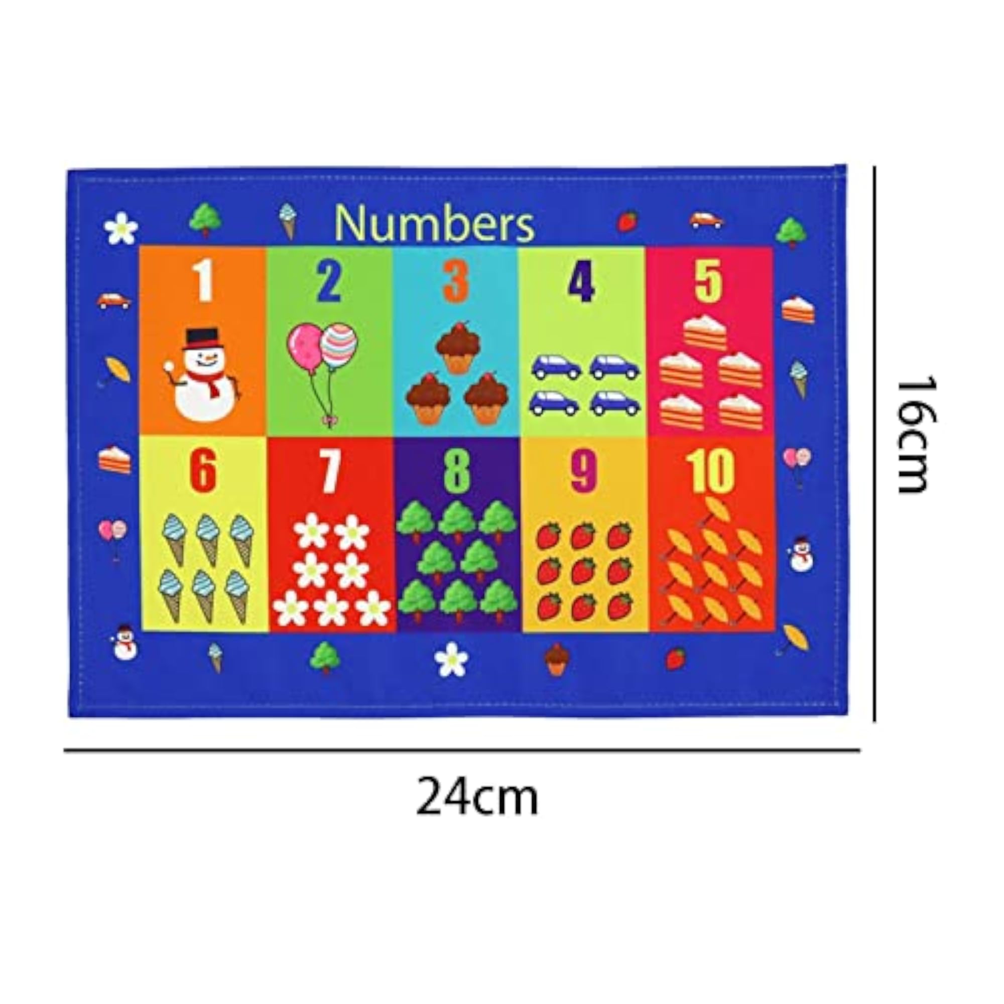 Waterproof Kids Placemats Learning Placemat