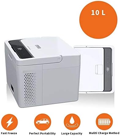 10L Portable 12v 220v Car Camping Car Fridge Freezer Refrigerator Small Travel Refrigerator Cooling and Warm Fridge for Car