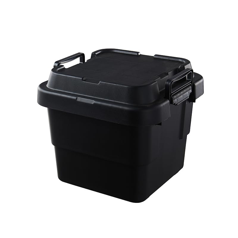 GLOBE1-Large Plastic Camping Storage Box & Water Jar Best for your Camping Needs (Black) (New Launch)-image-41