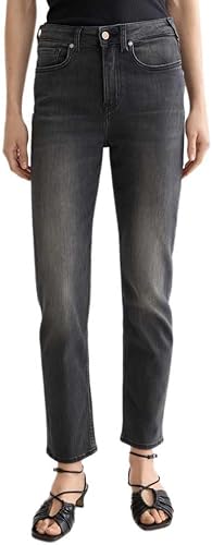 Scotch & Soda High Five Slim Jeans, Jeans, Mujer, Black Night 968, 27W / 30L