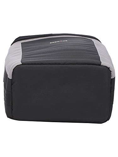 Image of BagsRUs 12 Litre Black Polyester 6 by 750ml Bottle Portable Chiller Cooler Travel Bag with Free ice Pack (CH106FBL)