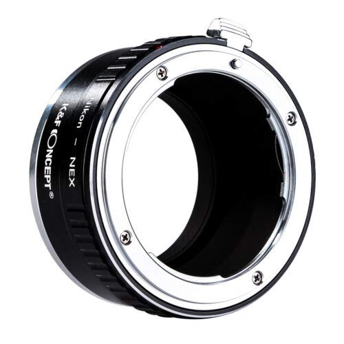 K&F Concept Lens Adapter Ring Mark II for Nikon F AI to Sony E Mount a6000 a6300 a6500 a5000 a5100 a3500 a3000 Alpha A7 A7R a7S a7II a7RII a7SII a7III a7RIII and a9