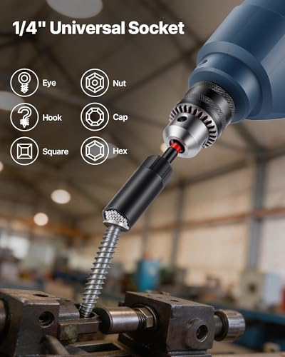 Image of VEVOR 80-Piece Premium Magnetic Impact Nut Driver Set, Metric & SAE Sizes | with Socket Adapters, Bit Holder, Wing Nut Driver, Universal Sockets, Quick Release Extension, Power Bits, Storage Box