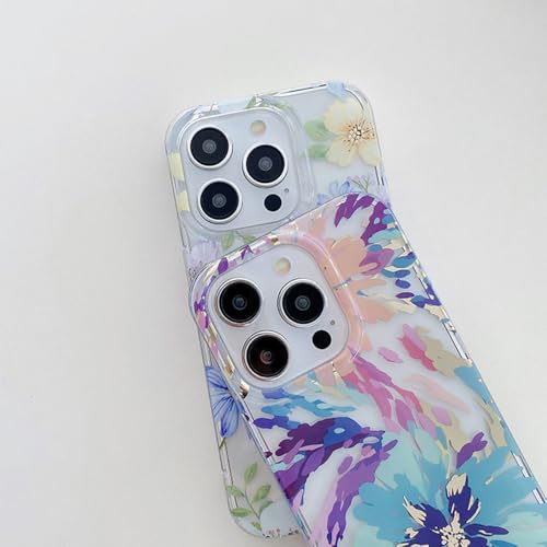 Coque iPhone 14 antichoc fleur transparente protection IMD F6