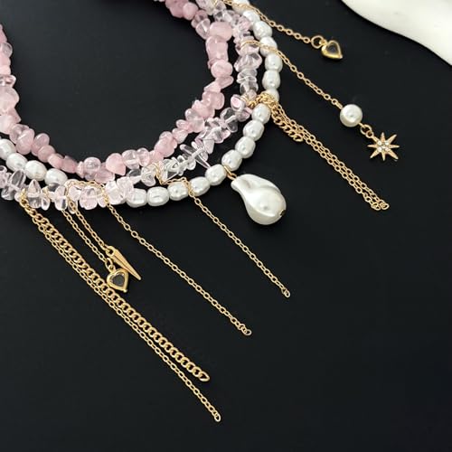 Collar de clavícula con perlas el regalo ideal para San Valentín 5