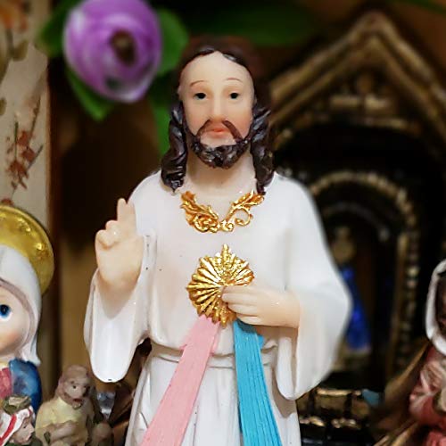 Jesus Misericordioso 15cm - Enfeite Resina