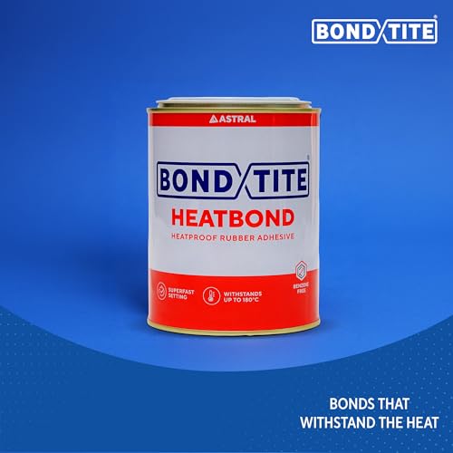 Image of Bondtite Heatbond, 200ml | Fast Setting Adhesive | Excellent Heat Resistance upto 180 C | Quick Grab & Strong Bonding