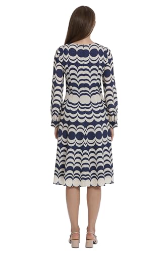 Maggy London Women's Sophisticated Empire Waist Fit and Flare Workwear Career Office Event Occasion Guest of3