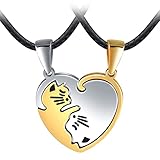 💙TAILLE : Taille du pendentif : 1,29 x 0,9 pouces (3,3 x 2,3 cm), Taille de la chaîne : 18,9 pouces (48 cm) plus rallonge réglable de 2,4 pouces (6 cm), convient à la plupart d'entre nous.
