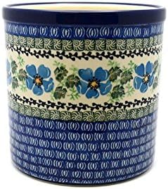 Polish Pottery Utensil Holder - Morning Glory
