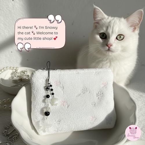 Image of SNOWY SHOP Korean Silver Bow Phone Charm - Cute Heart & Starfish Pendant | Aesthetic Korean Mobile Chain, Bag Hanging & Keychain Jewelry for Girls & Women