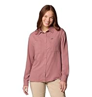 Columbia Women's Silver Ridge Utility Long Sleeve Shirt, Fig, 2X