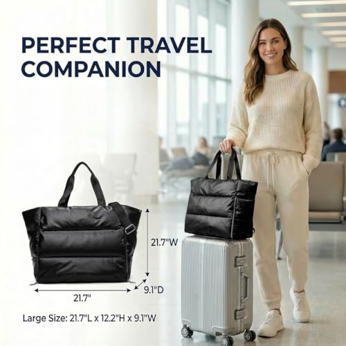 Bolso Tote Grande para Mujer Ligero con Cremallera miniatura 2