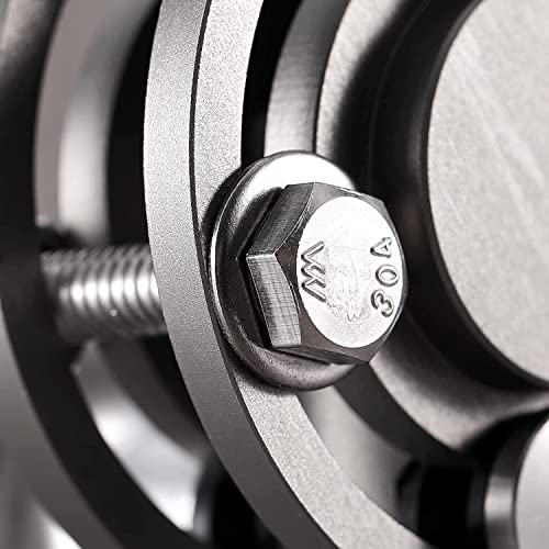 Image of M8 Hex Bolt, M8-1.25 x 30mm Hex Head Screw Bolts, 304 Stainless Steel, Fully Threaded, Plain Finish, Hex Tap Bolts 15Pcs (M8x30mm)