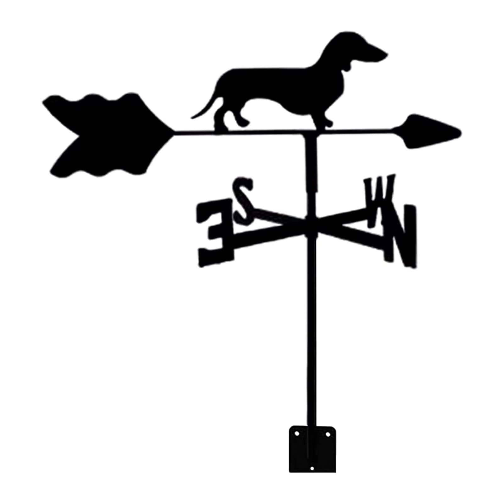 WIQUYBML Weathervane Wind Direction Indicator Decor Vane Weathercock for Farm Yard Garage Cupola Garden Weather Vane/Crane/35 * 50Cm