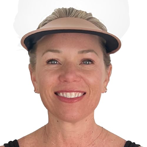 Image of No Headache Sun Visor for Women | Stylish, Lightweight Golf & Tennis Hat | UV Protection for Outdoor Sports & Travel