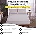 OKOHEY Grounding Fitted Sheets with 15ft Earthing Cord, King Size, 90% Organic Cotton + 10% Silver Fiber, Soft & Breathable Grounded Sheet for Better Sleep and Enhanced Wellness, White