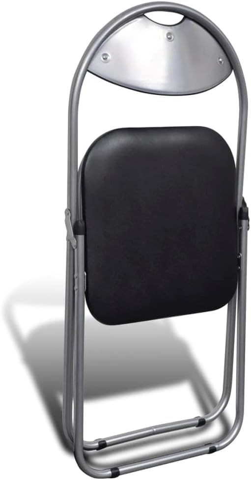 Waterproof Faux Leather Stackable Chairs Set of 6, Faux Leather Folding Chairs for Home and Events, Modern Stackable Dining