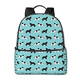 Stylish Lightweight Backpack Shoulder Capacity Outdoor Travel Boy Girls Adult Bag Newfoundlands Dog...