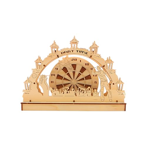 Dekohelden24 Beleuchteter Holz LED Schwibbogen als Bastelsatz,...