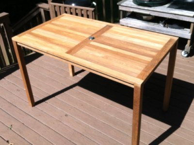 Atlanta Teak Furniture - Teak Bar Table - 6 Seater - Grade-A Atlanta Teak Furniture - Teak Bar Table - 6 Seater - Grade-A