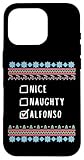 Alfonso Nice Naughty Christmas Name Funny