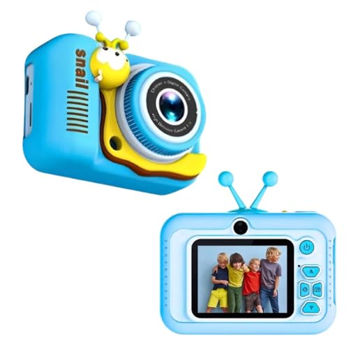 ManiaCompleta - Câmera Digital Infantil Portátil para Foto e Vídeo, Filmadora Recarregável, Tela Int